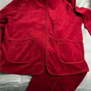 Koret Red Track Pants & Joggers and matching top